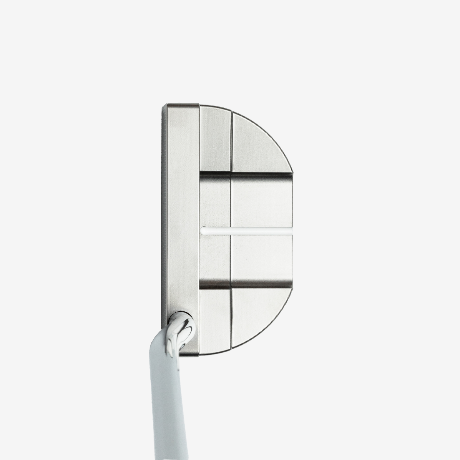 Top of mid-mallet milled putter.