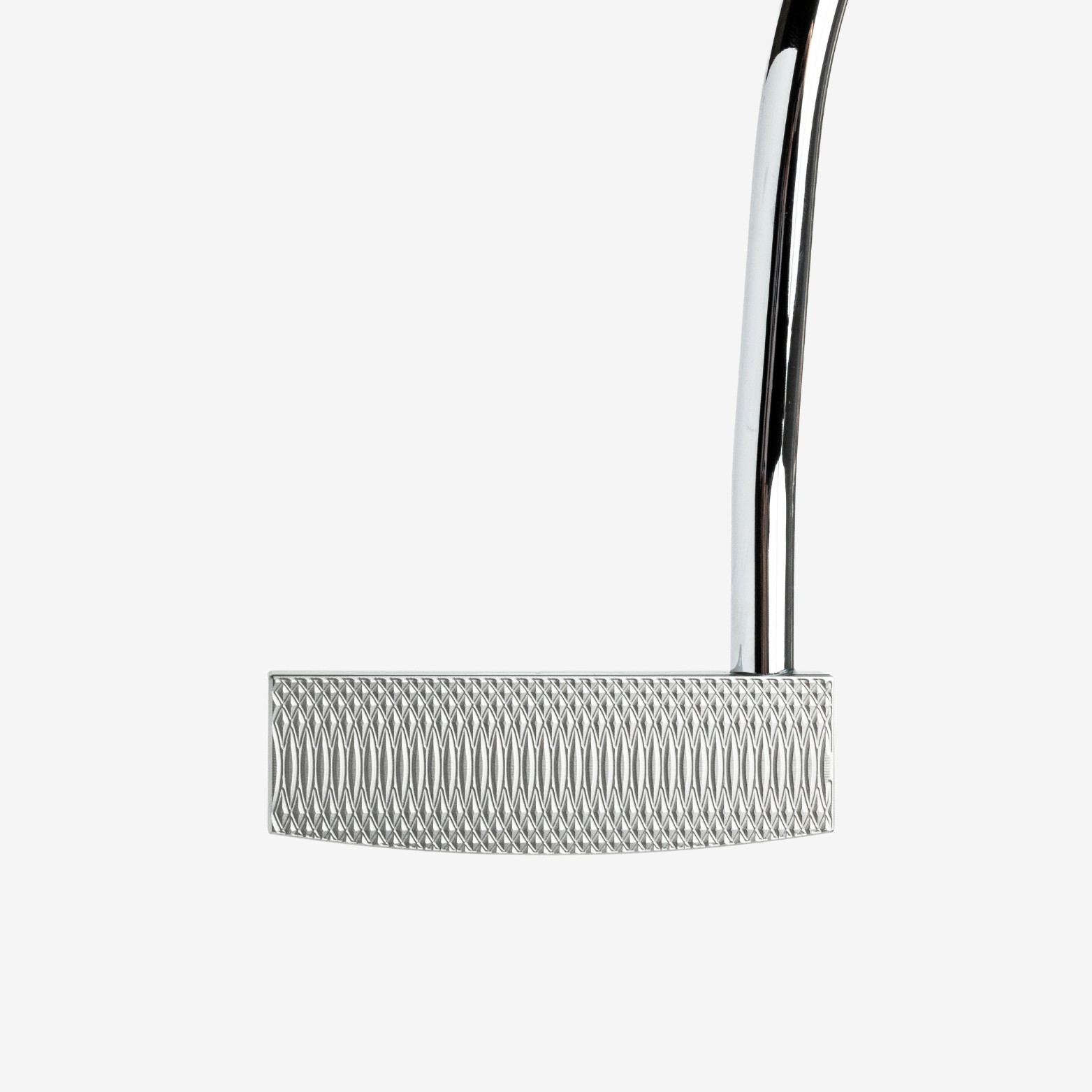 Mallet design milled putter face pattern.