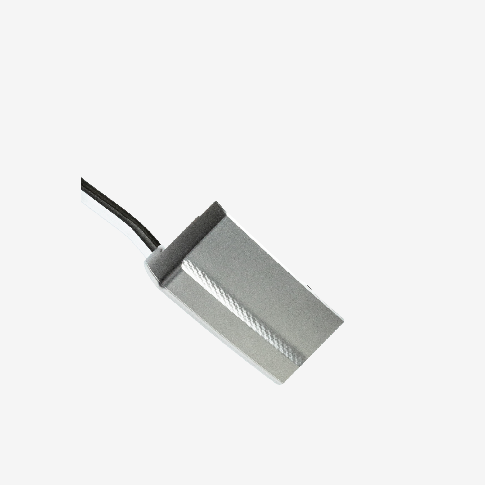 Bottom of double wide blade mid mallet putter.