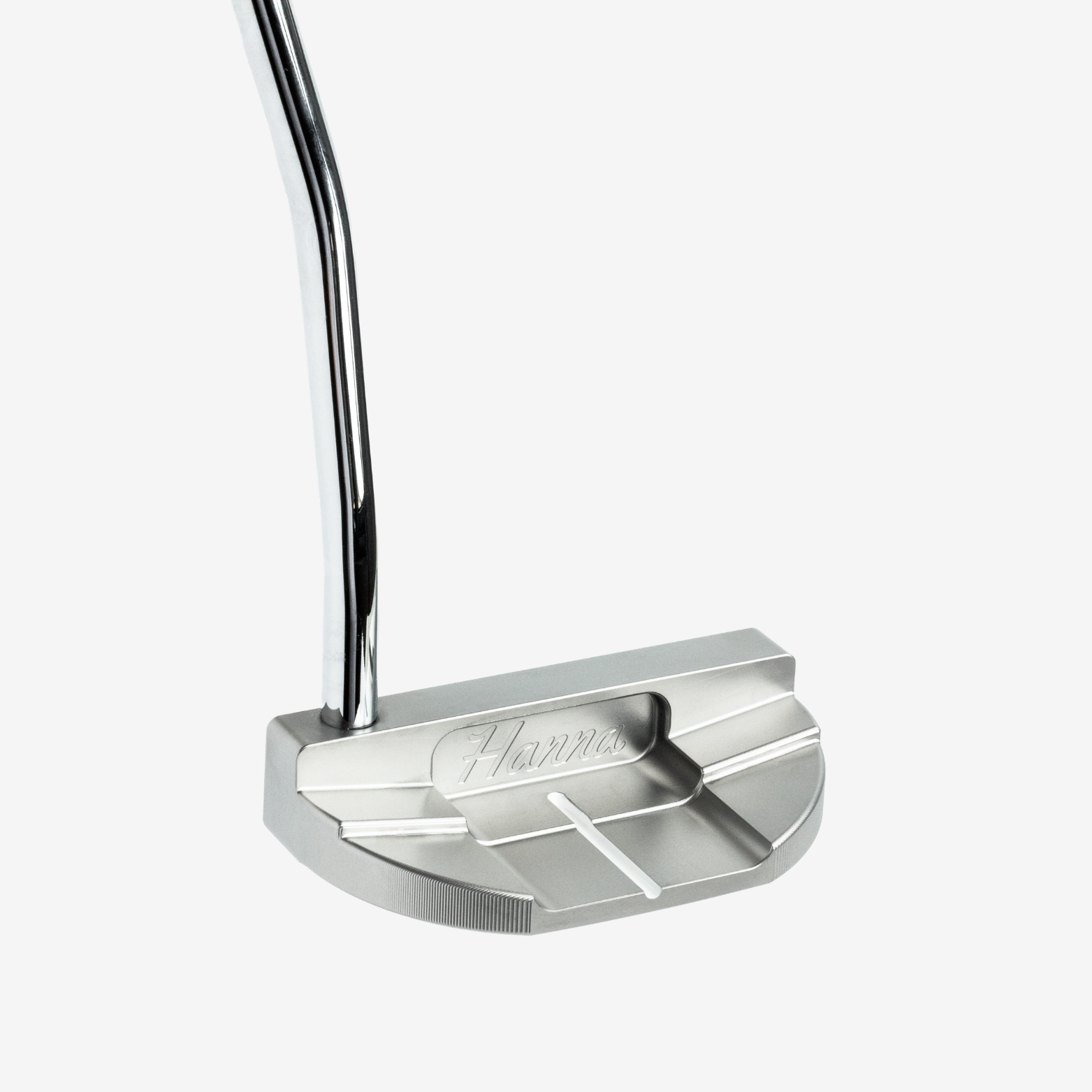 Side of mid-mallet milled putter.