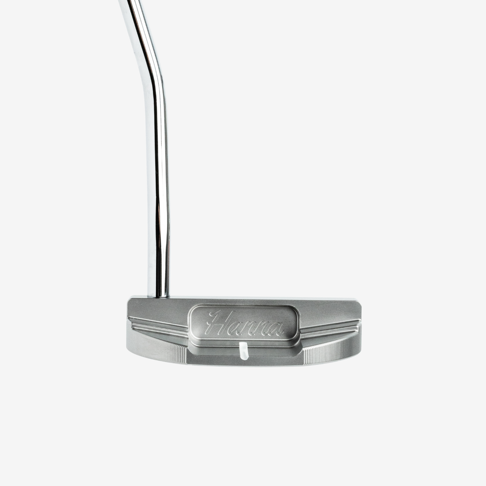 Back of mid-mallet milled putter.